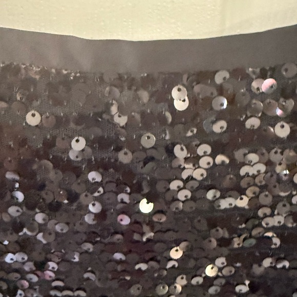 Calvin Klein Black Sequin Maxi Skirt - Picture 3 of 4